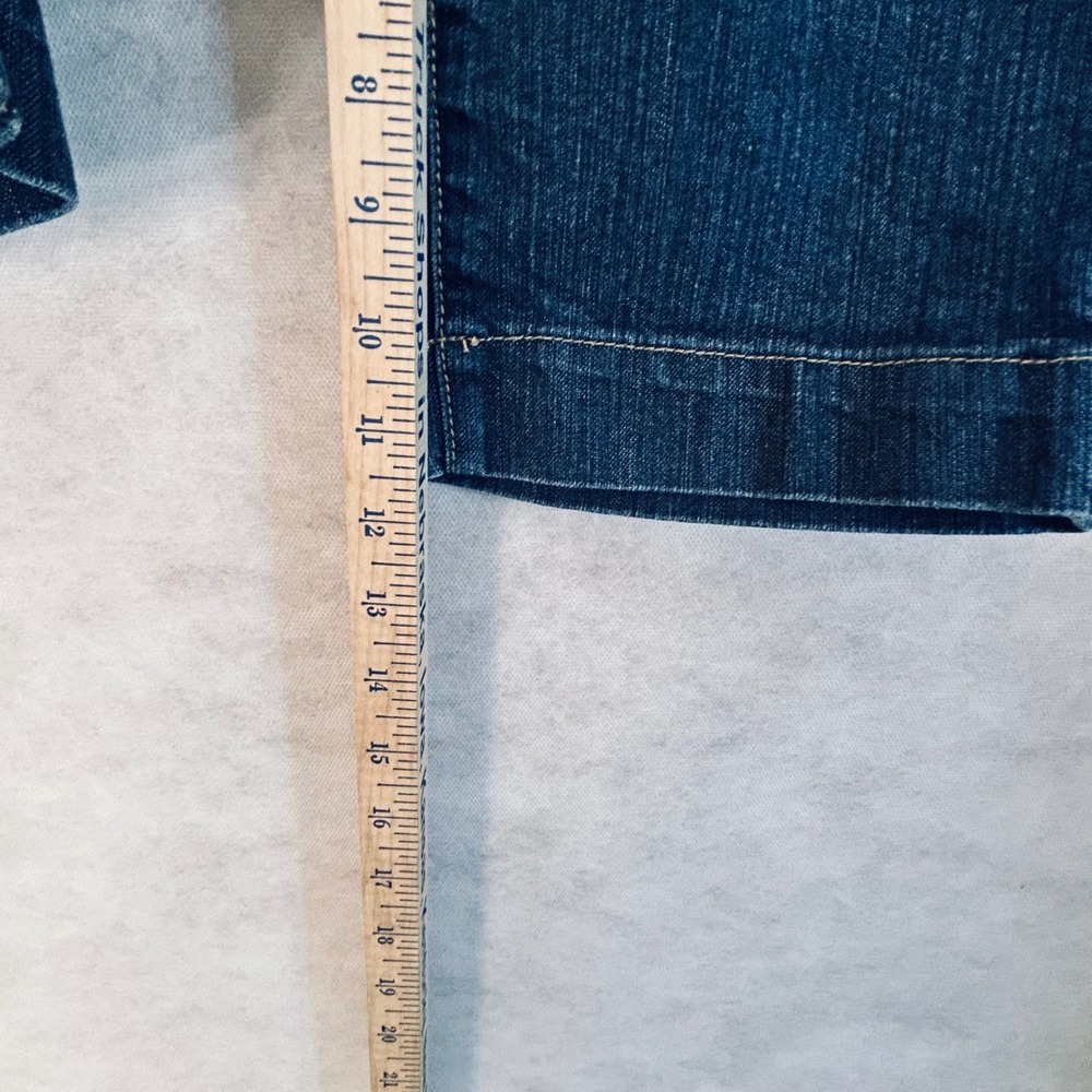 Bubblegum USA Women's Denim Capri Cropped Jeans Dark‎ Wash Size 7/8 - Picture 9 of 9